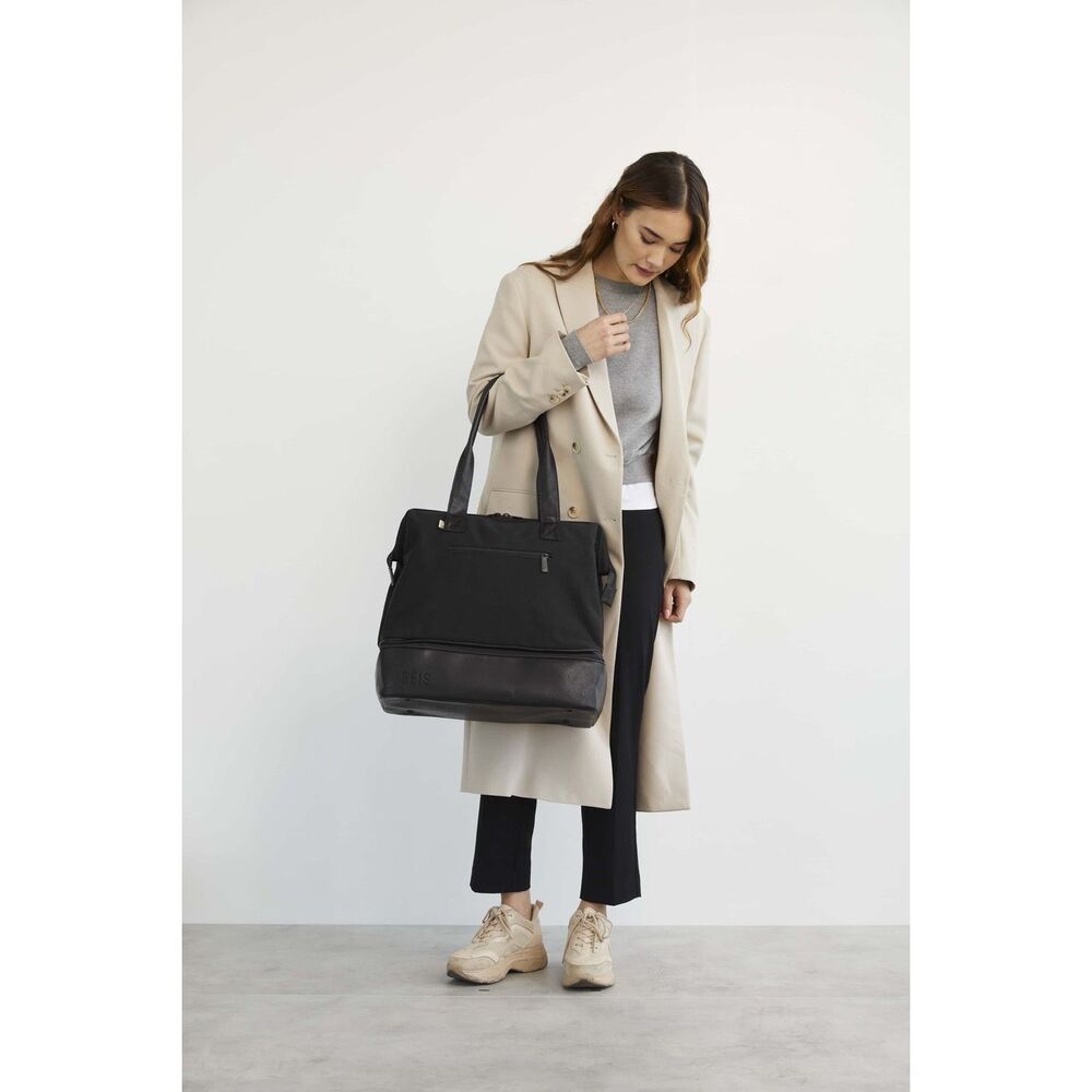 BEIS Black Travel Bag for Women
